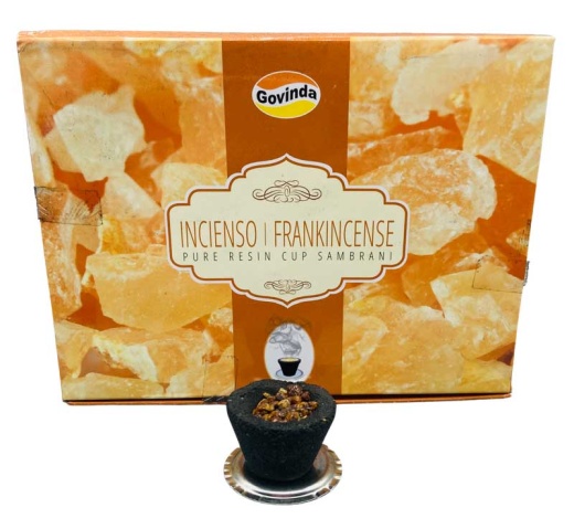 Frankincense Charcoal Dhoop Cup - Set of 12