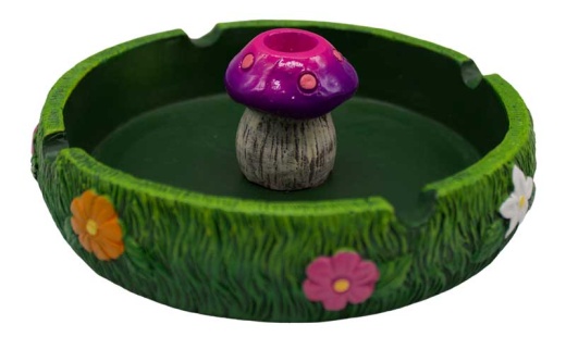 5" Mushroom Ashtray - Unique Incense Holder