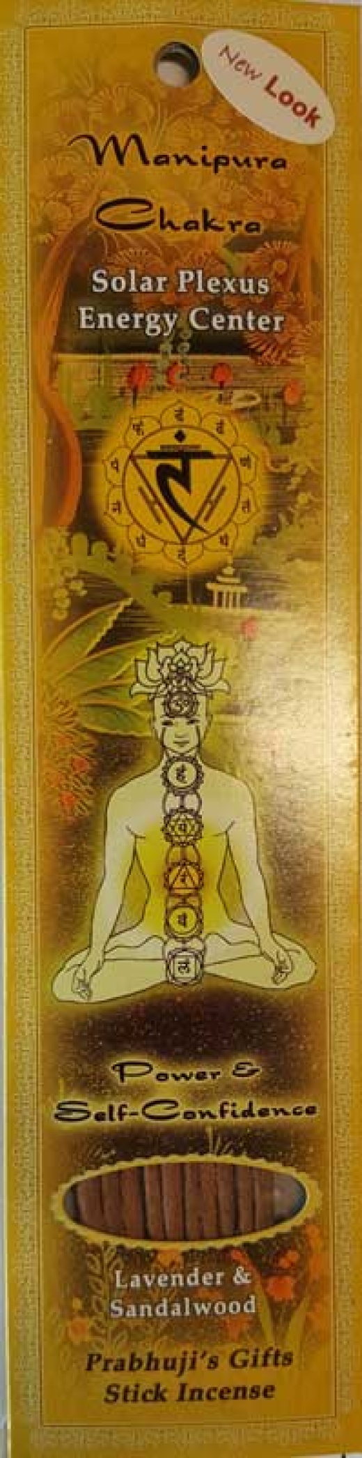 Manipura Chakra Incense Stick 10 Pack - Boost Self-Confidence and Power