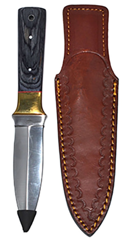 9 Inch Athame - Stainless Steel Blade with Pakkawood Handle