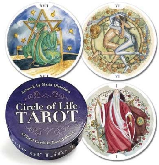 Circle Of Life Taror (Round) By Maria Distefano