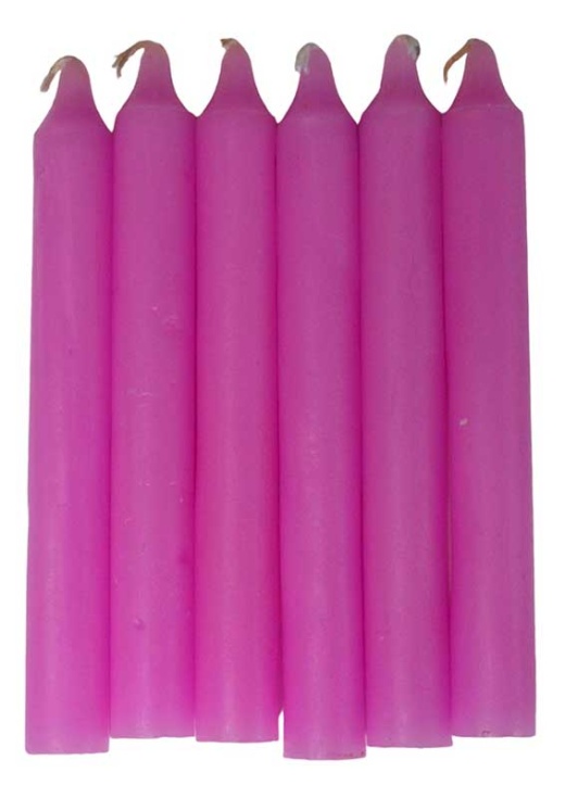 Pink Household Candle (Set of 6) for Emotional Healing and Love Spells