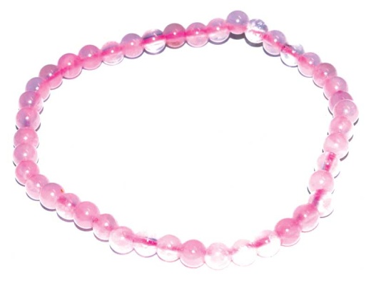4Mm Rose Quartz Bracelet - Stone of Unconditional Love