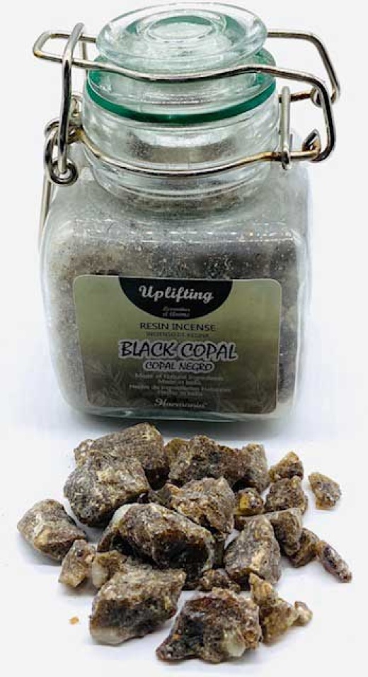 Black Copal Resin Incense - 3.0Oz Uplifting Energy Jar