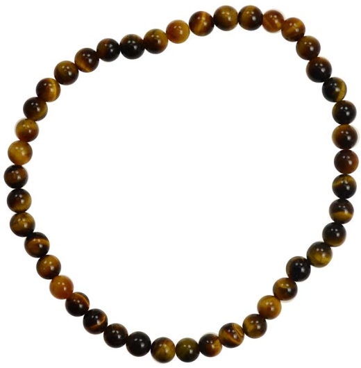 4Mm Tiger Eye Stretch Bracelet