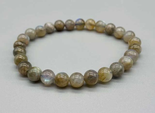 6Mm Blue Labradorite Bracelet