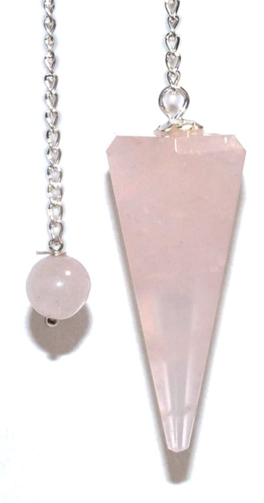 6-Sided Rose Quartz Pendulum - Unlock Unconditional Love and Positivity