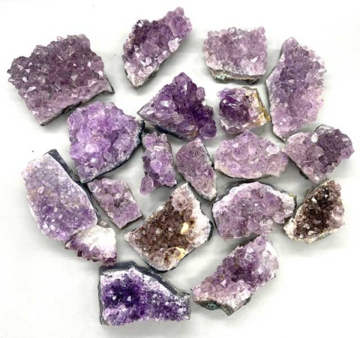 3# Flat Of Amethyst B Druse - A Unique Crystal for Peace and Happiness