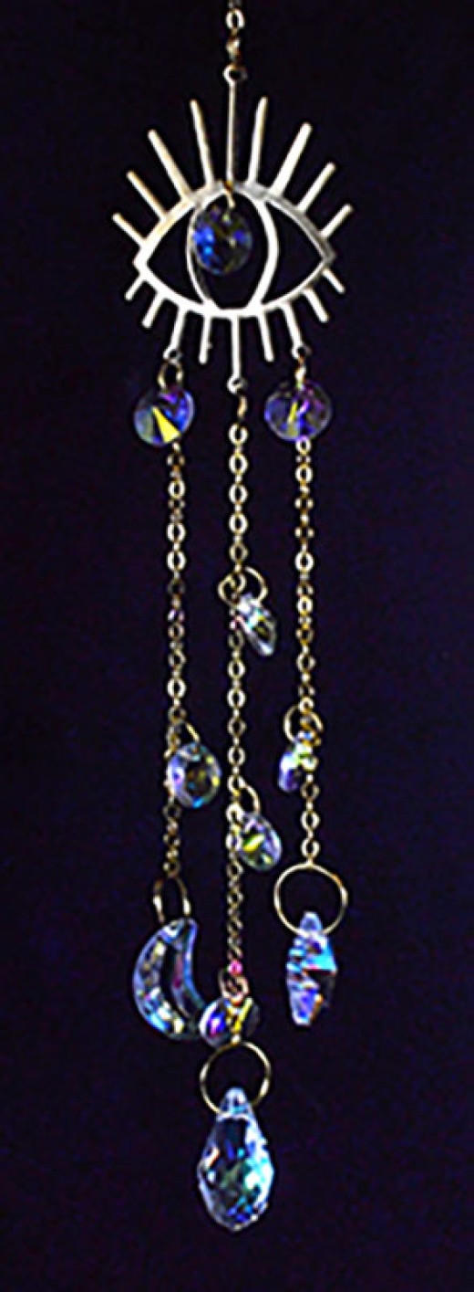 12" Evil Eye Sun Catcher