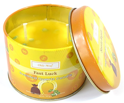 Suerte Rapida (Fast Luck) Quartz Tin Candle