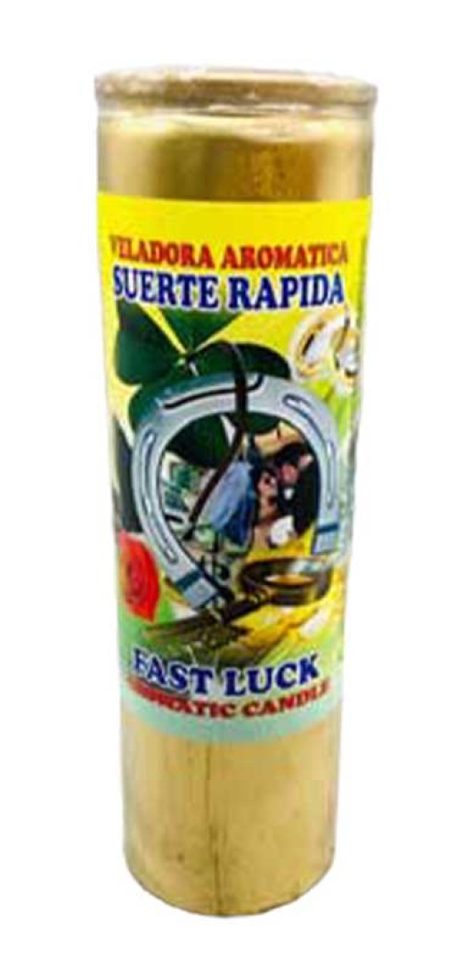 Fast Luck Gold (Suerte Rapida) Aromatic Jar Candle