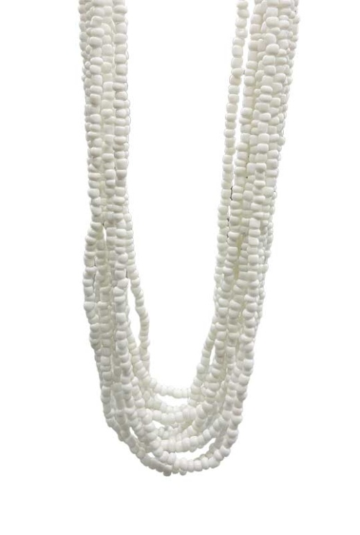 Obatala Santeria Necklace Set - 12 Piece Beaded Jewelry for Spiritual Connection