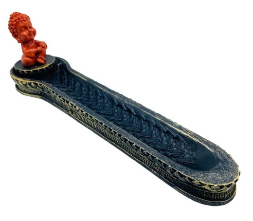 10 1/4" Orange Buddha Burner