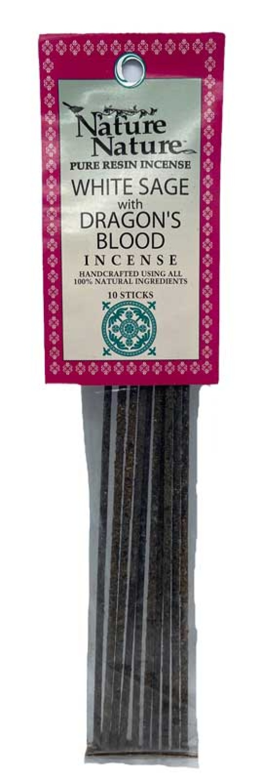 White Sage & Dragon's Blood Stick 10 Pack