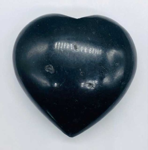 3" Tourmaline Black Heart