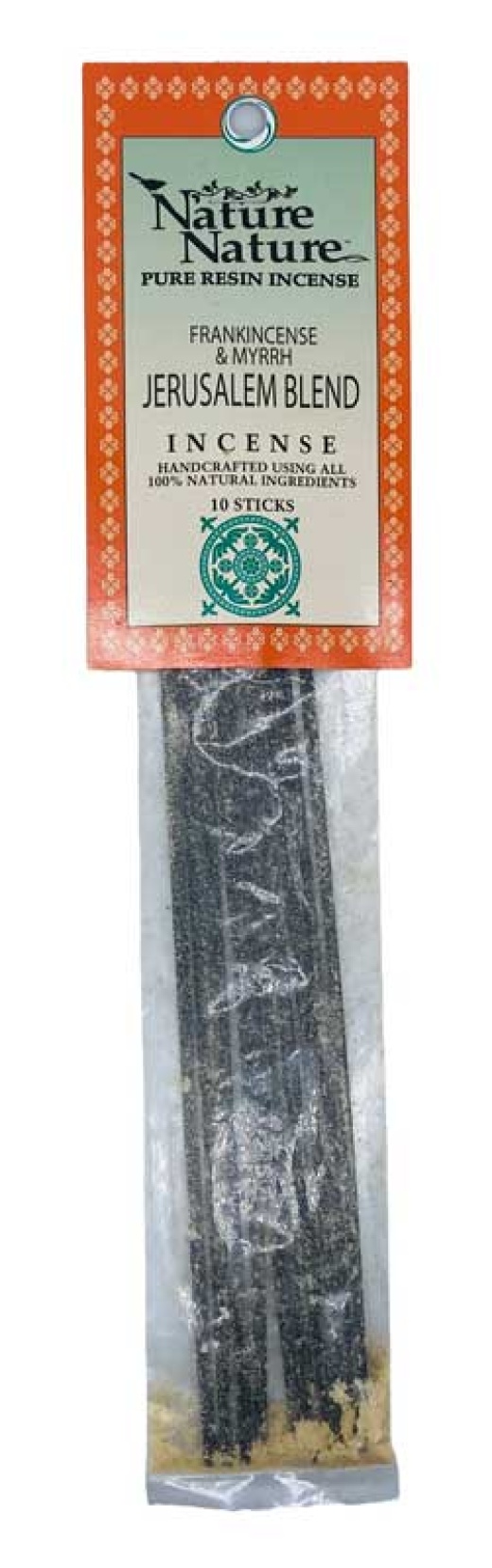 Frankincense & Myrrh Jerusalem Blend Stick 10 Pack - Natural Incense for Meditation and Relaxation