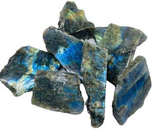 1 Lb Labradorite Polished 1 Side