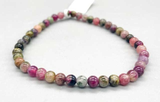 4Mm Tourmaline Mixed Bracelet