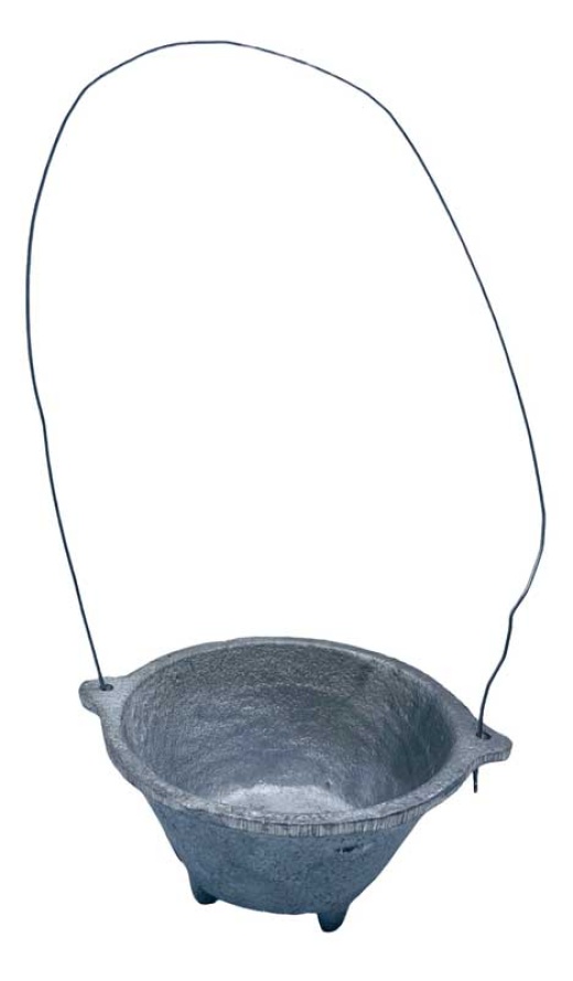 Aluminum Incense Burner with Long Wire Handle