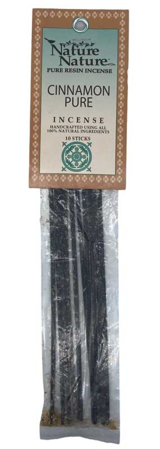 Nature Nature Cinnamon Stick 10 Pack - 100% Natural Incense for Aromatherapy and Magical Uses