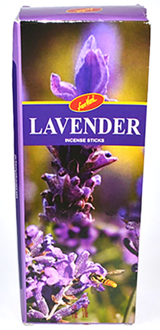Lavender Sree Vani Stick (Box of 6) - Hand-Rolled Incense Sticks for Relaxation