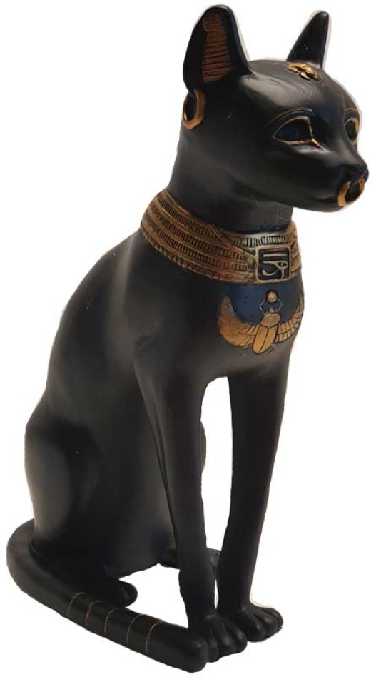 8" Bastet Statue - Egyptian Goddess of Cats