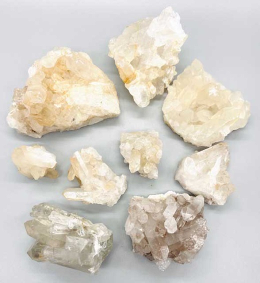 3# Flat of Quartz with Inclusions 3-6 - A Powerful Healing Tool