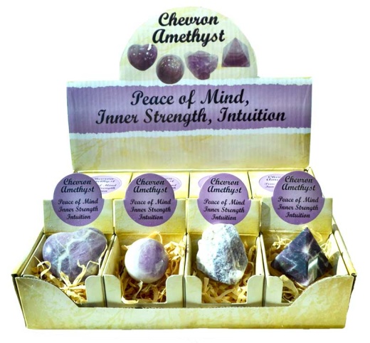 Amethyst Chevron Gift Box (Set of 12)