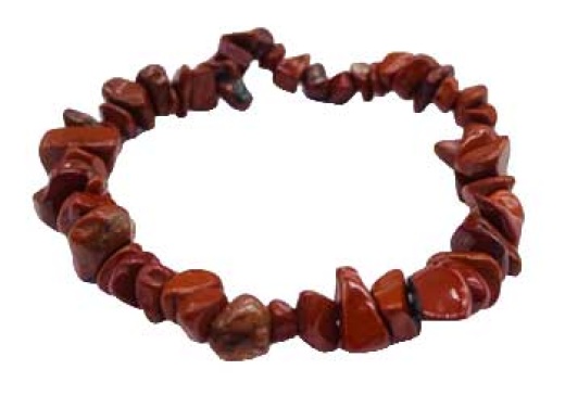 Jasper Red Chip Bracelet