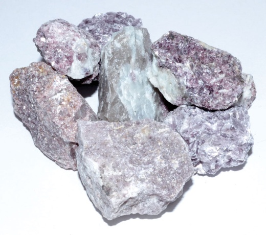 1 Lb Lepidolite Untumbled Stones - Buy Online for Mood Stabilization and Anxiety Relief