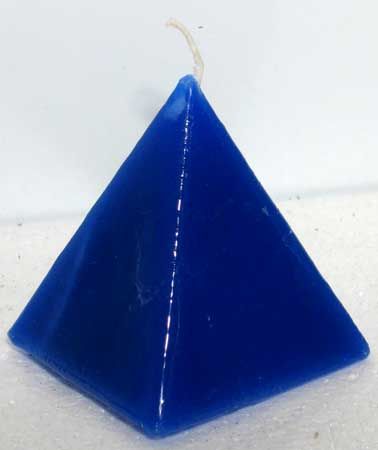 Blue Pyramid Jasmine Candle