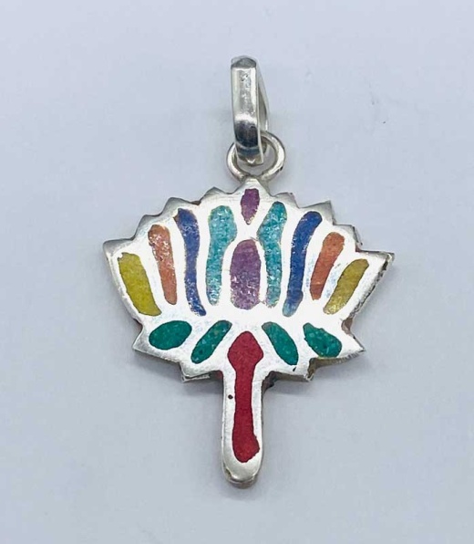 1 1/4" Lotus Pendant - Purity and Enlightenment Symbol