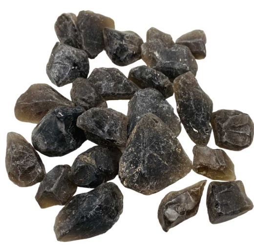 1 Lb Smoky Quartz Untumbled Stones - Natural Anxiety Relief