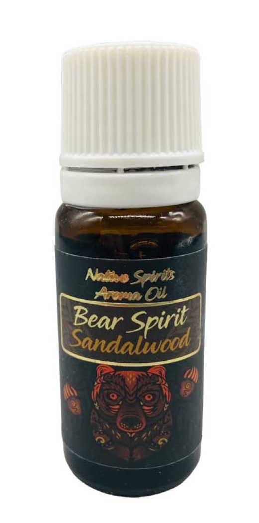 Bear Spirit/Sandalwood Oil - 10ml Natural Oil for Protection and Strength
