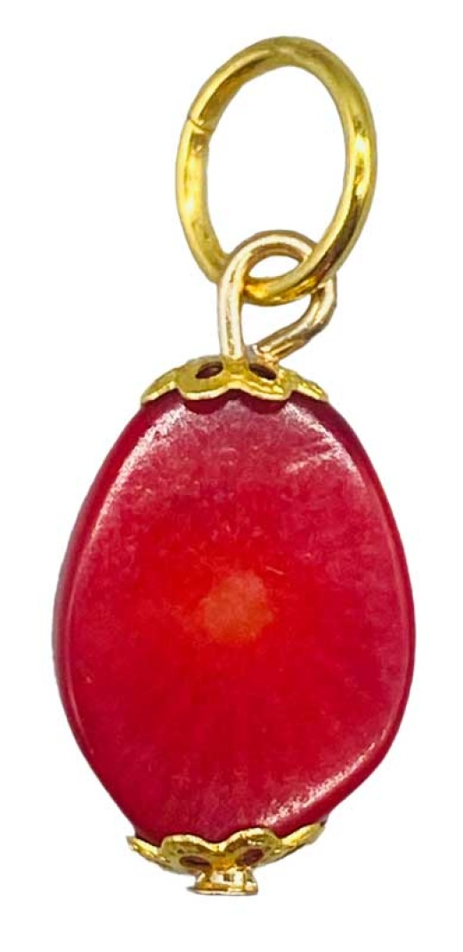 3/4" Coral Pendant - Healing Properties and Elegant Design