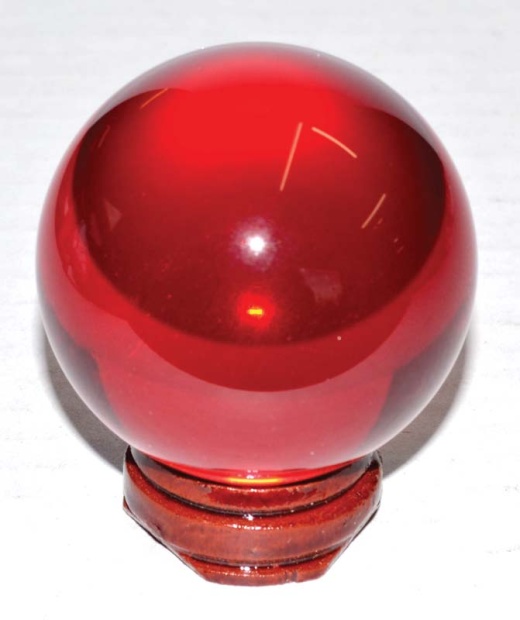 50Mm Red Gazing Ball for Love and Passion Divination