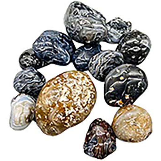 1 Lb Agate Enhydro Tumbled - Natural Purification Stone