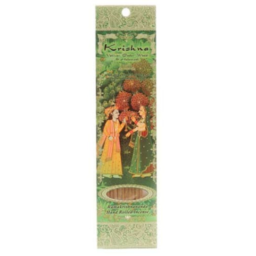Krishna Incense Stick 10 Pack - Earthy Sweet and Sour Blend for Relaxation and Meditation