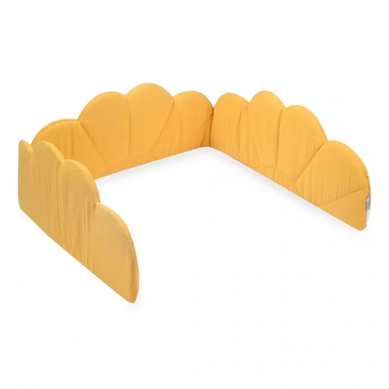 Mustard Tetra Muslin Sunset Cotton Crib Bumper