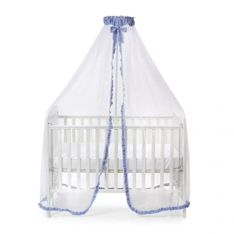 Blue Stripe Mosquito Net