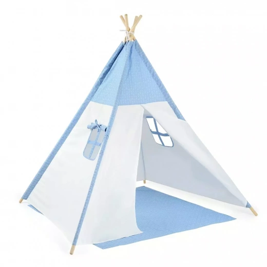 Authentic Teepee Play Tent Arrow Blue - The Ultimate Play Tent for Kids