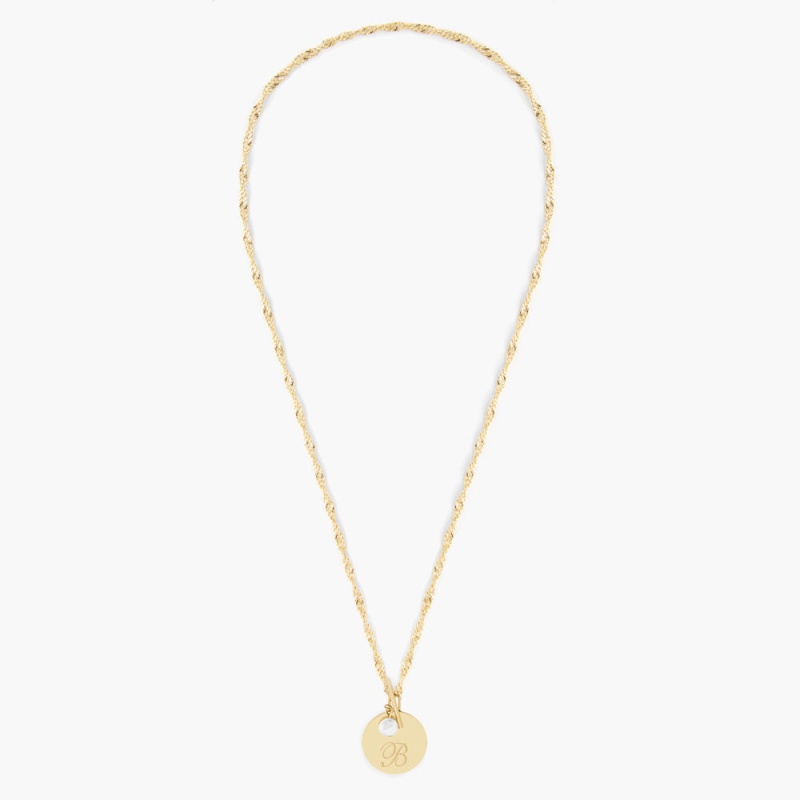Sophie Toggle Necklace - Gold