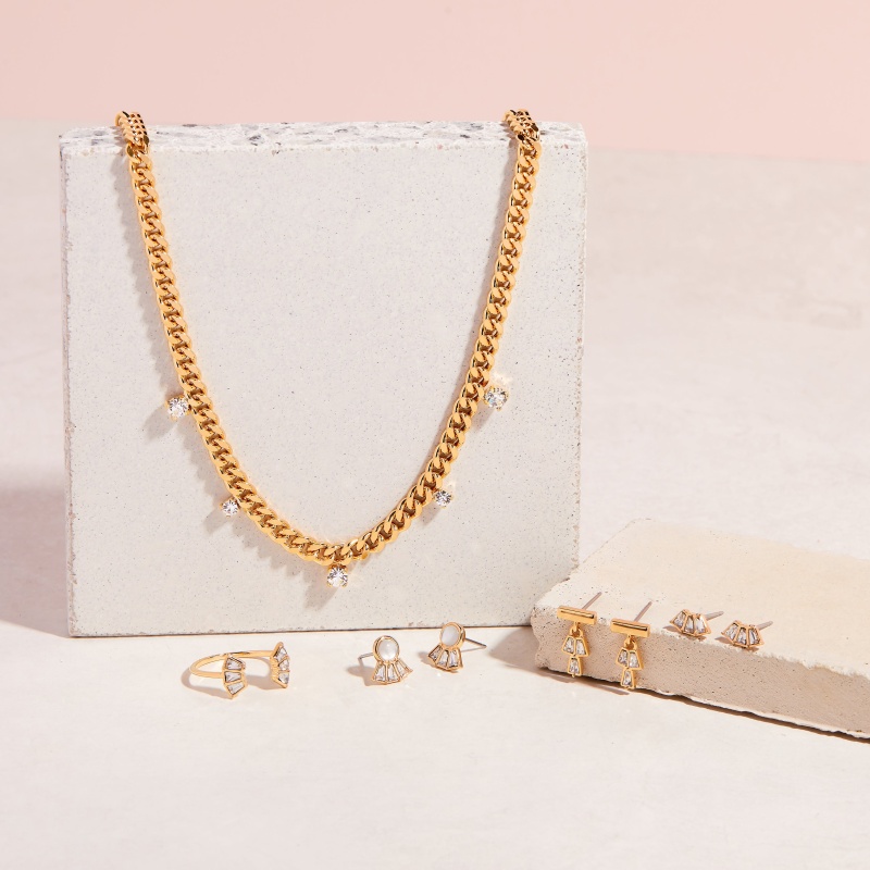Cece Pearl Earrings - Gold