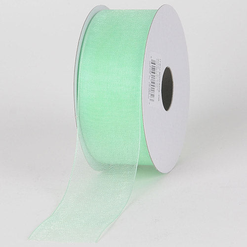 Mint - Sheer Organza Ribbon - ( 1 - 1/2 inch | 100 Yards )