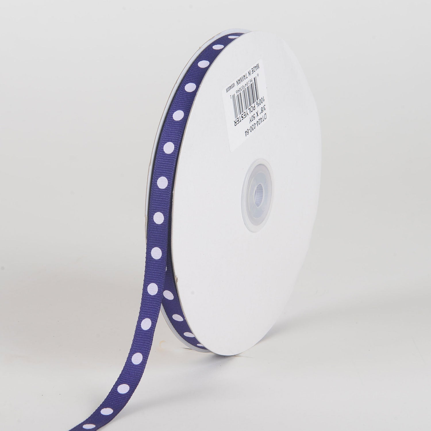 Quality Royal Blue Texture 3/8 Inch x 100 Yards Grosgrain Ribbon