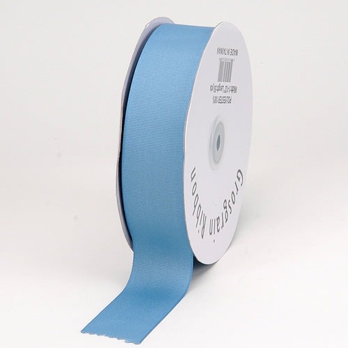 Antique Blue - Grosgrain Ribbon Solid Color - ( 1/4 Inch | 50 Yards )