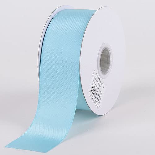 Aqua Blue - Satin Ribbon Double Face - ( W: 1-1/2 Inch | L: 25 Yards )