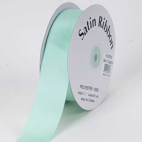 Pastel Green - Satin Ribbon Single Face - ( 5/8 Inch | 100 Yards )