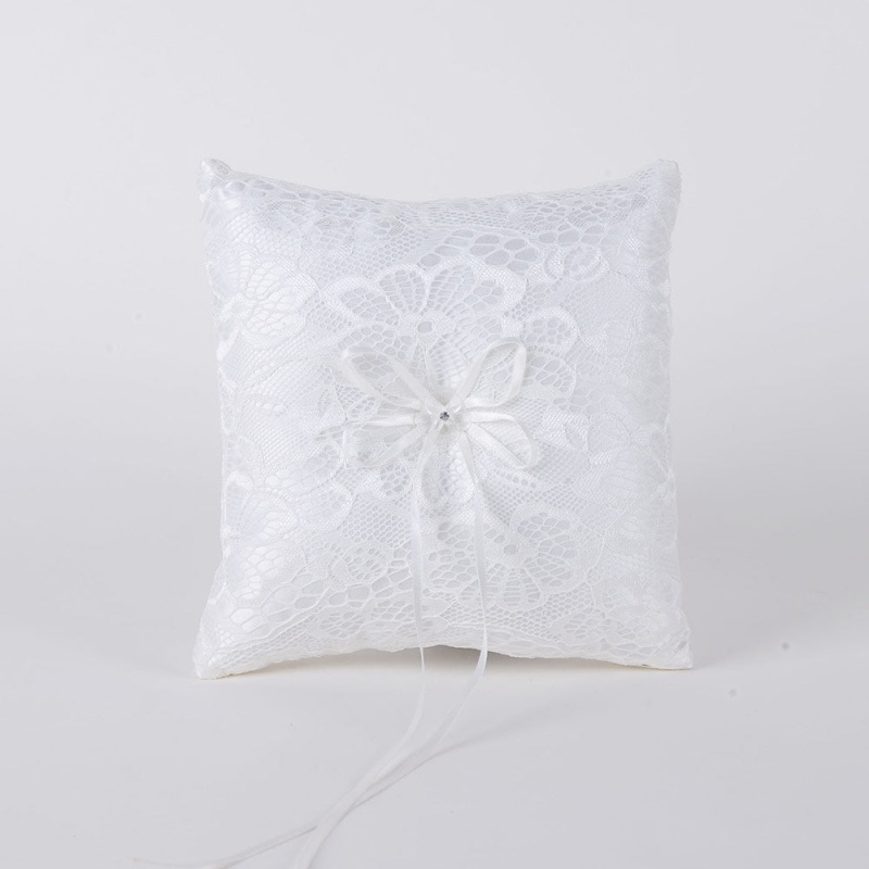 Ring Bearer Pillow Ivory ( 7 X 7 Inches )