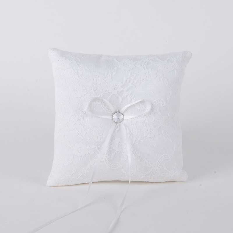 Ring Bearer Pillow Ivory ( 7 X 7 Inches )